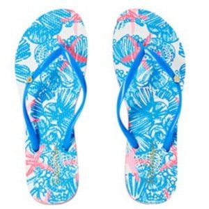 Lilly Pulitzer Pool Flip-Flop in She She Shells